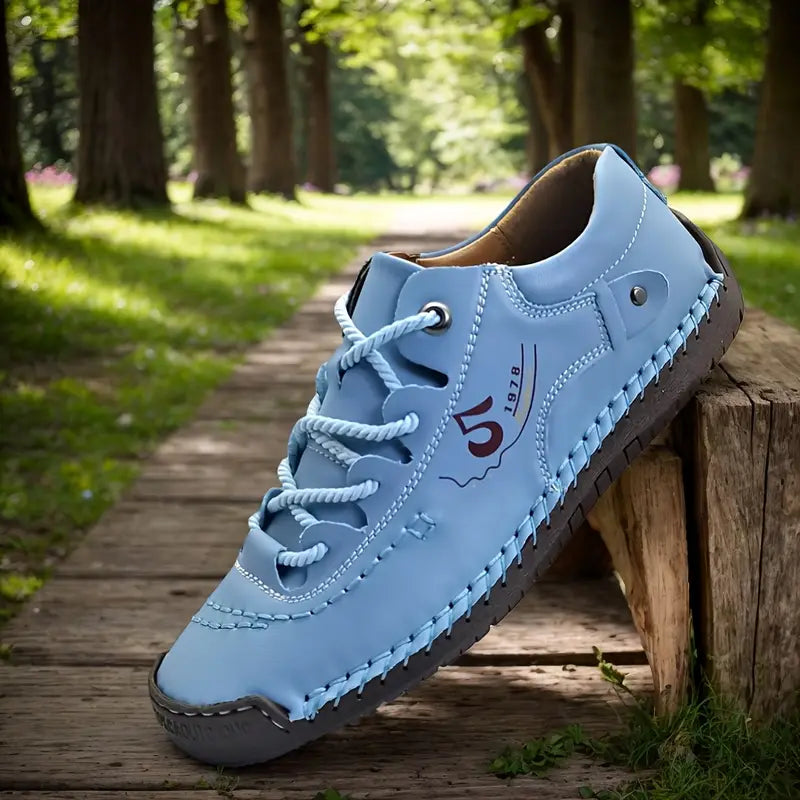 Handcrafted Classic Women's Casual Sneakers, Vintage Orthopedic Ankle Boots