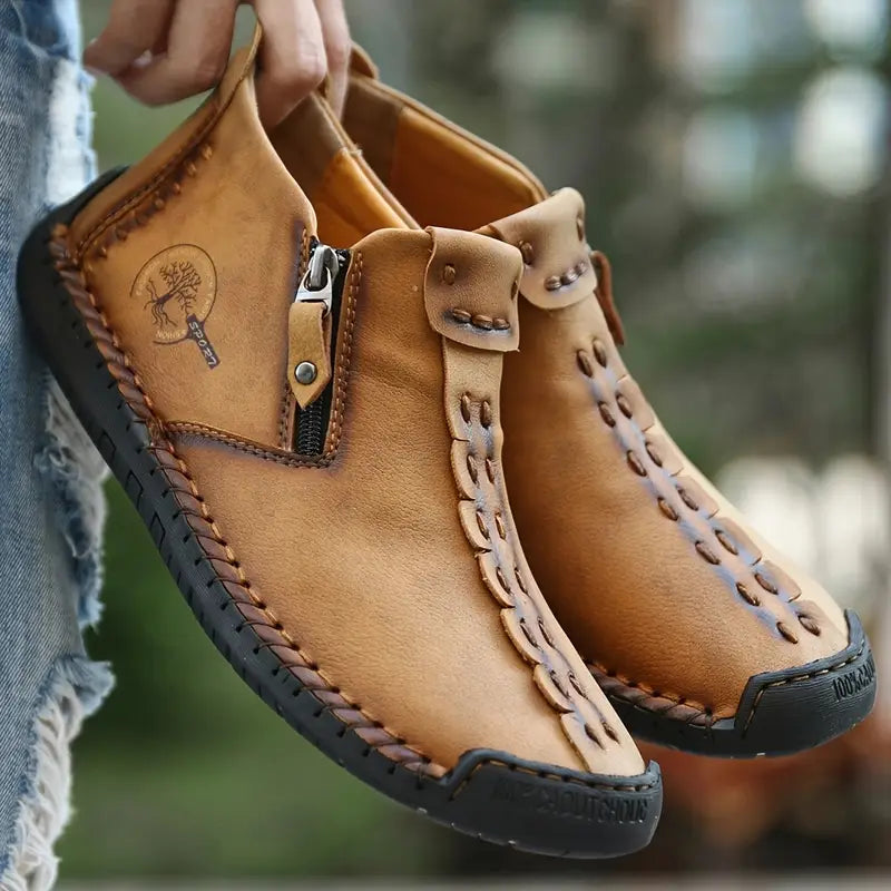 New Arrival Sale 50% Off🔥Men’s Classic Orthopedic Leather Ankle Boots – All-Season Comfort, Handcrafted Style