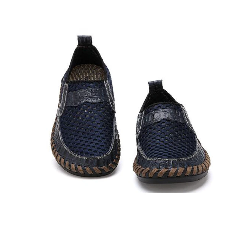 Summer Sale 70%π₯ Mens' Summer Slip-on Shoes, Breathable Mesh Leather Loafers