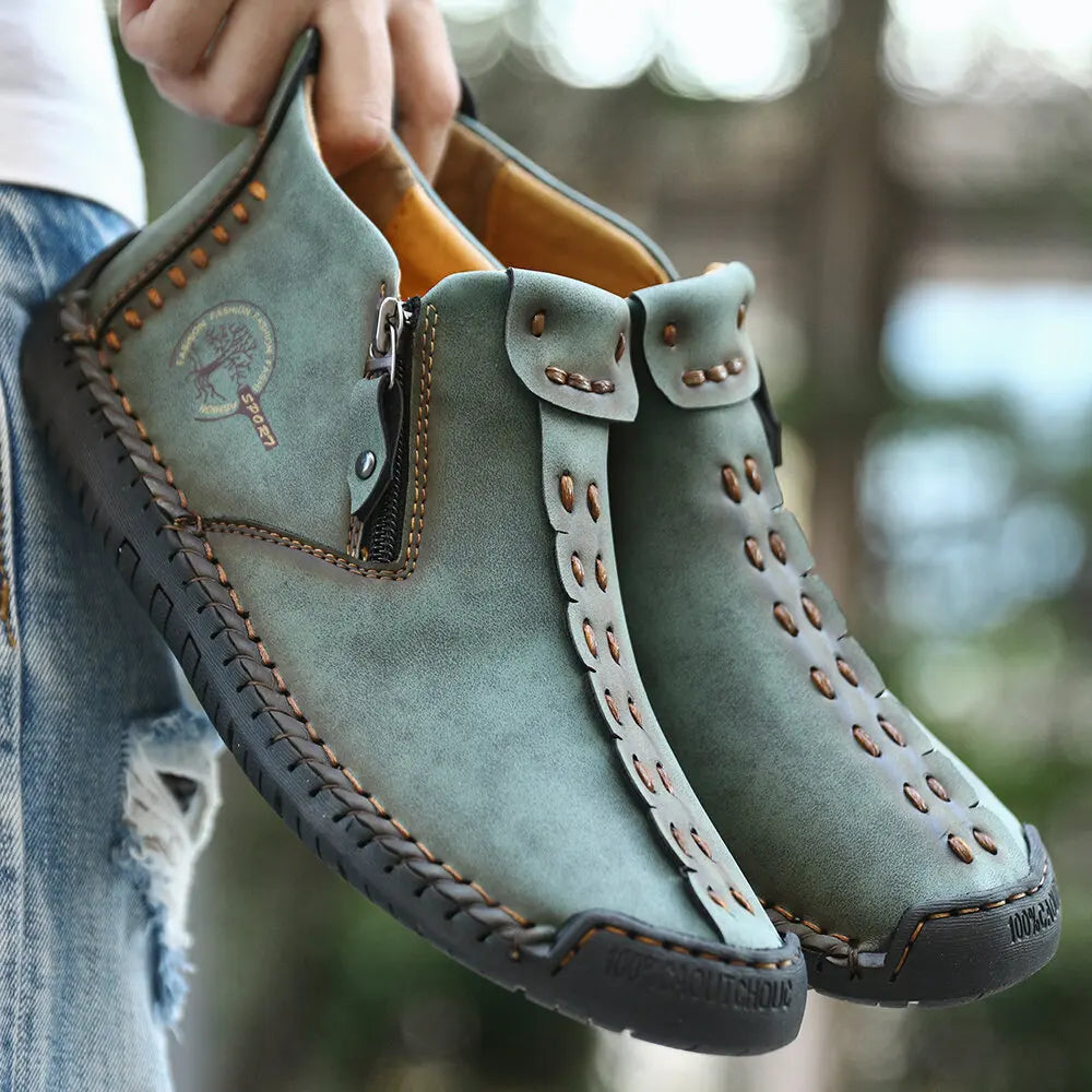 New Arrival Sale 50% Off🔥Men’s Classic Orthopedic Leather Ankle Boots – All-Season Comfort, Handcrafted Style