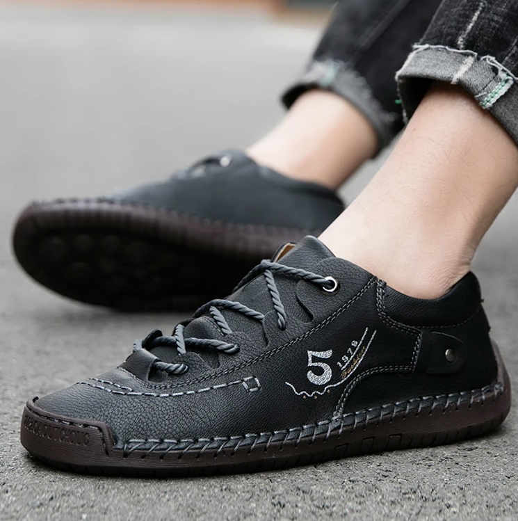 Handcrafted Classic Women's Casual Sneakers, Vintage Orthopedic Ankle Boots