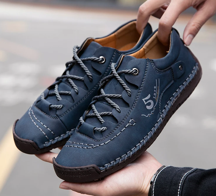 Handcrafted Classic Women's Casual Sneakers, Vintage Orthopedic Ankle Boots