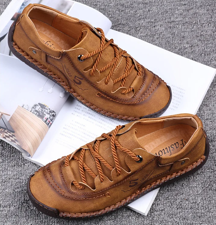 Handcrafted Classic Women's Casual Sneakers, Vintage Orthopedic Ankle Boots