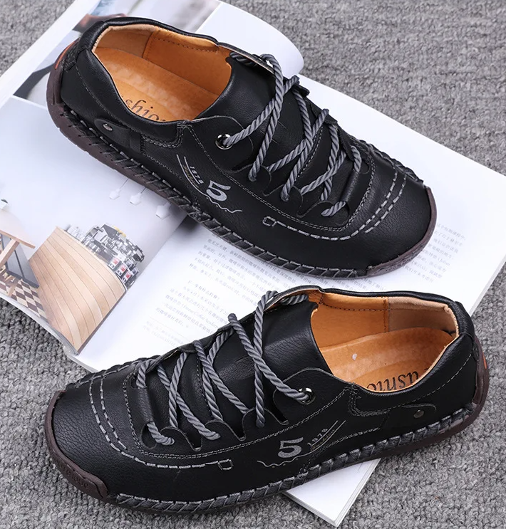 Handcrafted Classic Women's Casual Sneakers, Vintage Orthopedic Ankle Boots