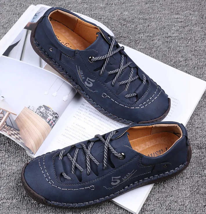Handcrafted Classic Women's Casual Sneakers, Vintage Orthopedic Ankle Boots