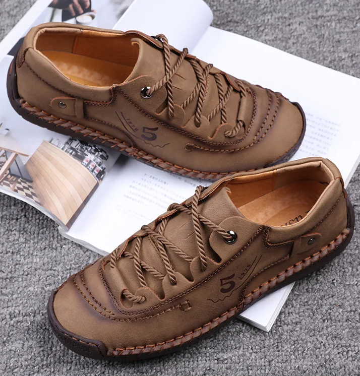 Handcrafted Classic Women's Casual Sneakers, Vintage Orthopedic Ankle Boots