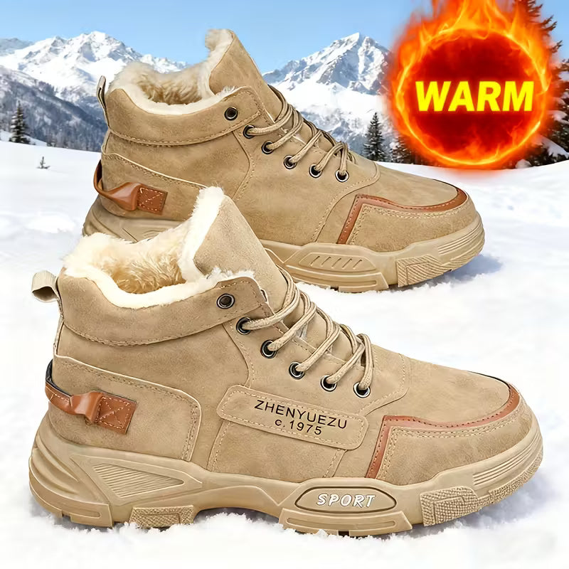 🎄Early Christmas Sale 50%❤️Men’s Comfort Orthopedic Winter Snow Boots – Insulated, Stylish, and Built for Orthopedic Comfort