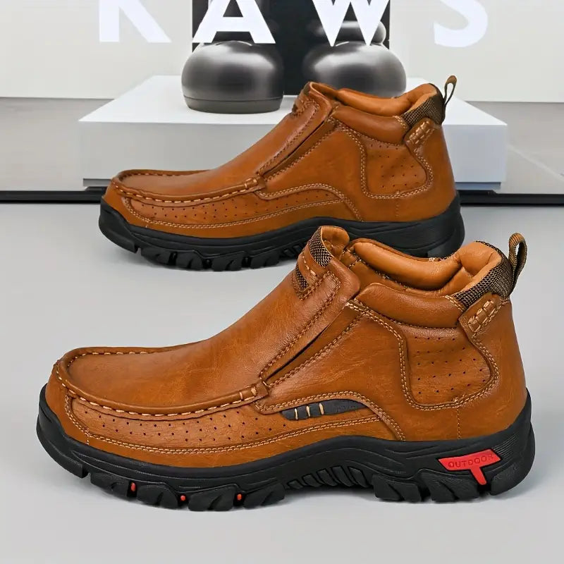 Last Day 50% OFF❤️ Waterproof Non-Slip Ankle Boots for Men – Comfort Orthopedic Outdoor Shoes