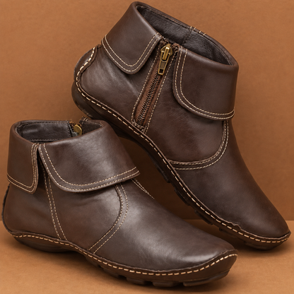 Marlowe™ Easy-Zip Roomy-Toe Ankle Boots