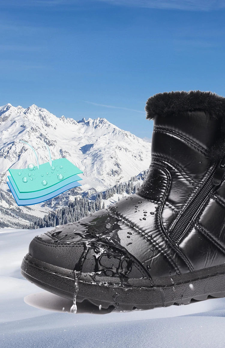 Women Comfortable Shock Absorption Waterproof Snow Boots