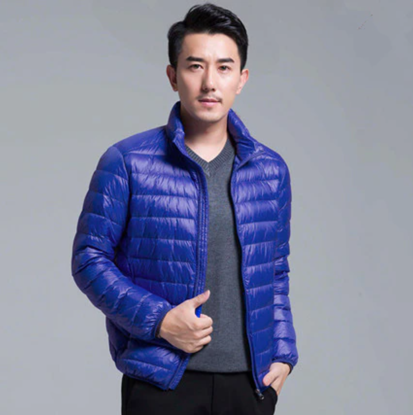 Men's Ultra Lightweight Packable Down Jacket