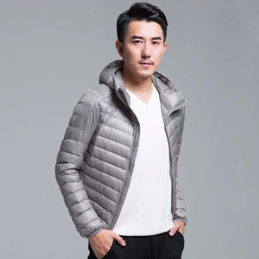 Men's Ultra Lightweight Packable Down Jacket