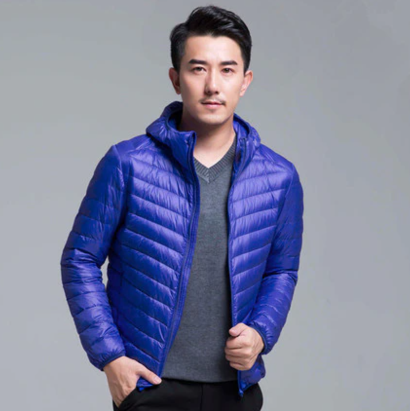 Men's Ultra Lightweight Packable Down Jacket