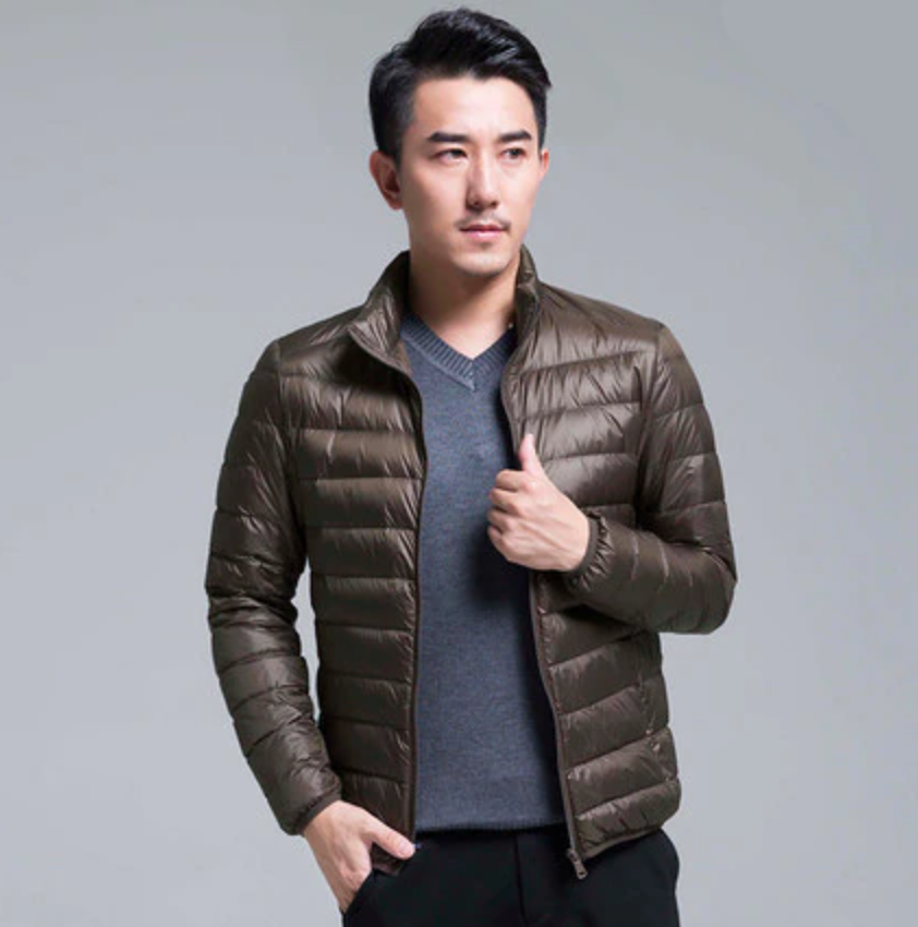 Men's Ultra Lightweight Packable Down Jacket