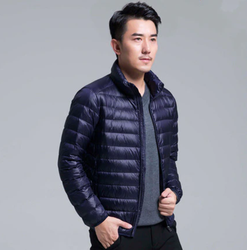 Men's Ultra Lightweight Packable Down Jacket