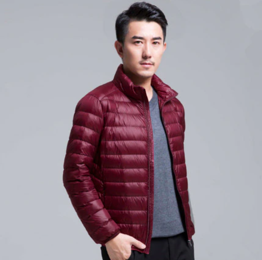 Men's Ultra Lightweight Packable Down Jacket