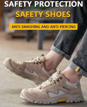 On This Week Sale OFF 50%🔥2023 Indestructible Safety Shoes Men Steel Toe Sneakers
