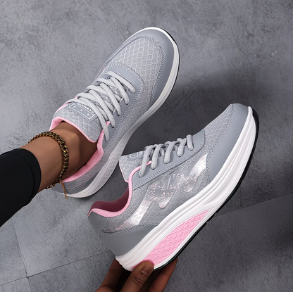On This Week Sale Off 50%🔥Women's Orthopedic Corrector Walking Sneakers, Comfortable Working Shoes