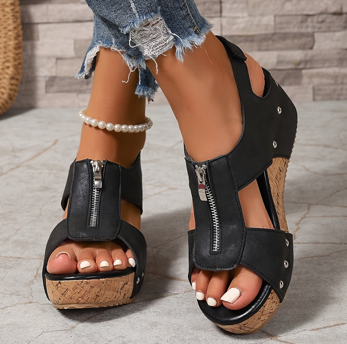 Women's New Vintage Wedge Platform Sandals