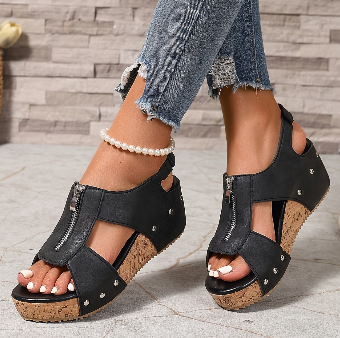 Women's New Vintage Wedge Platform Sandals