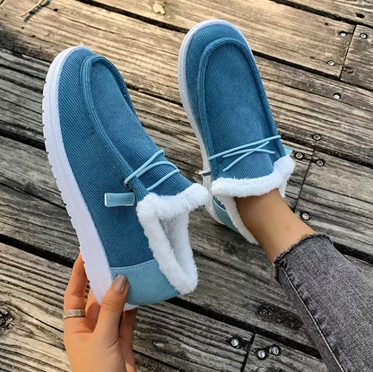 CozyStep™ Women’s Orthopedic Fur-Lined Slip-On Shoes