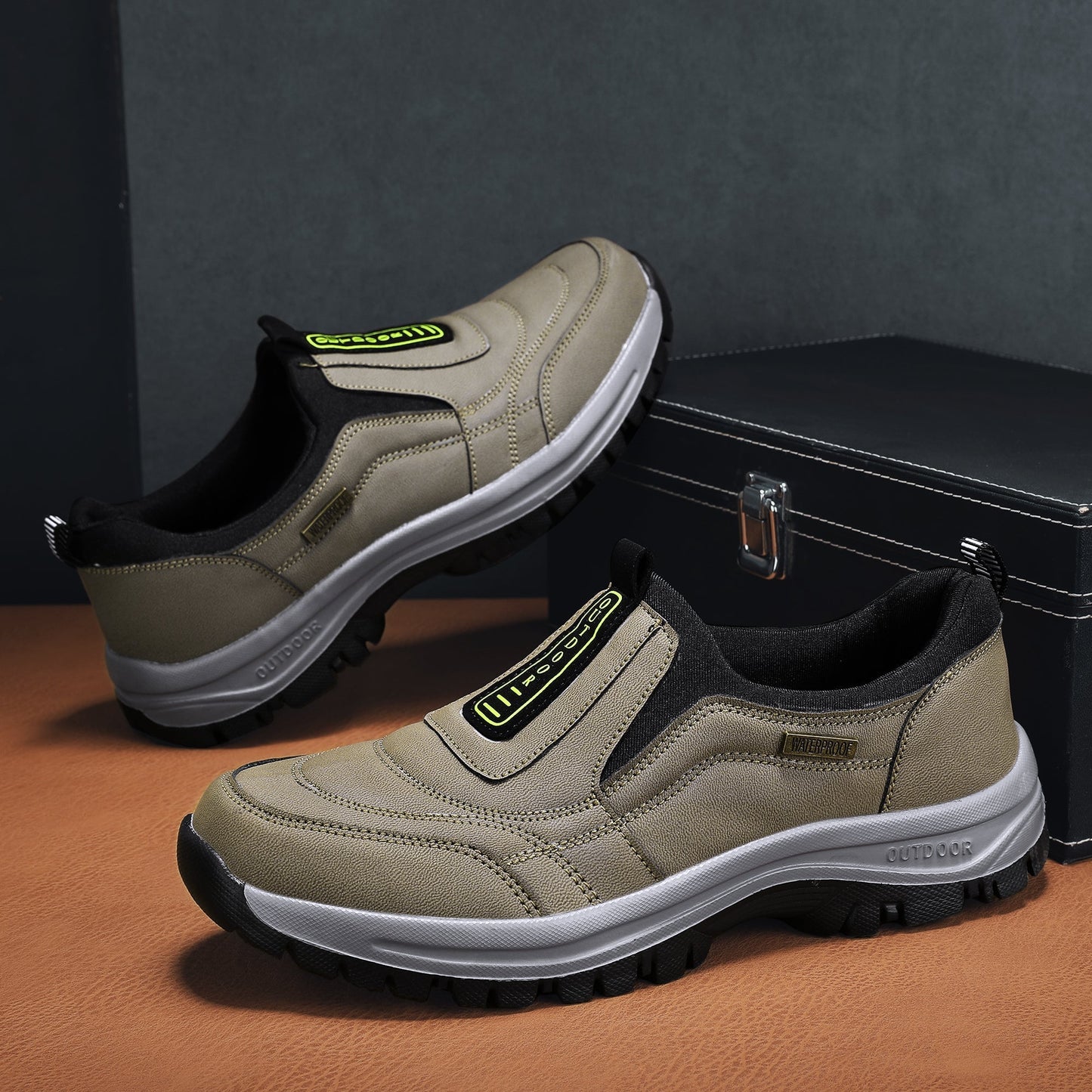 🎄Early Christmas Sale 50% Off🔥 Men's Waterproof Orthopedic Slip-on Walking Shoes