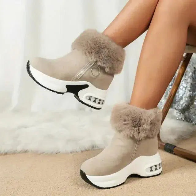 🎄Early Christmas Sale 50%❤️ Women's Warm Orthopedic Platform Boots