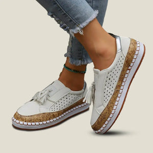 2023 Women Hollow-Out Round Toe Orthopedic Walking Sneakers