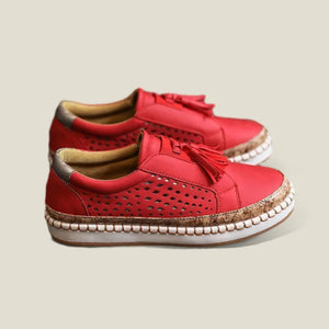 2023 Women Hollow-Out Round Toe Orthopedic Walking Sneakers