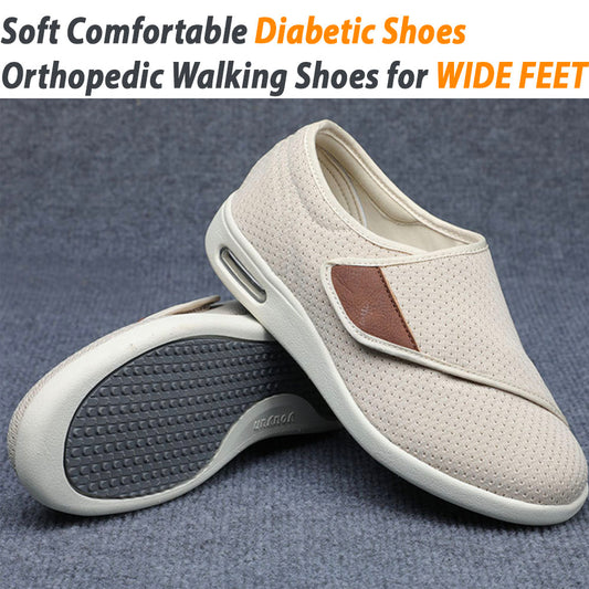 HealthyFit™ Wide Adjusting Soft Comfortable Diabetic Shoes, Orthopedic Walking Shoes [Limited Stock]